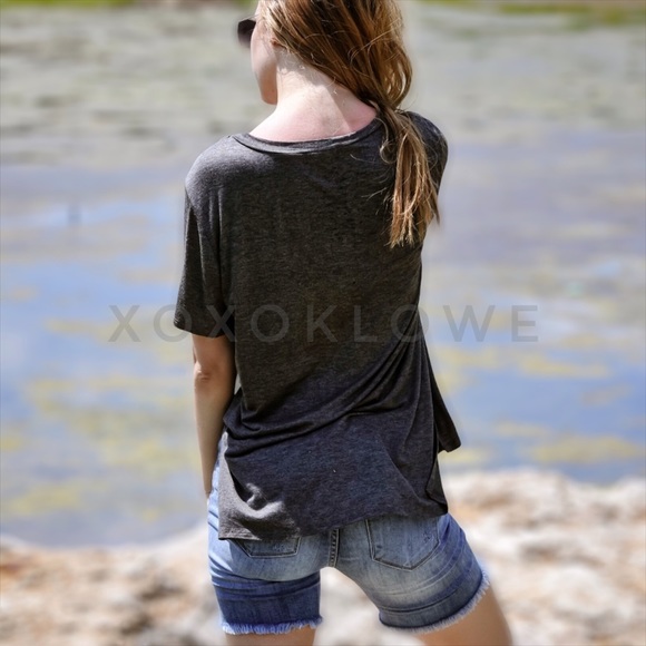 LAST ONE Rolling Under The Stars Sparkly Rhinestone Short Sleeve Graphic Tee - Picture 7 of 8